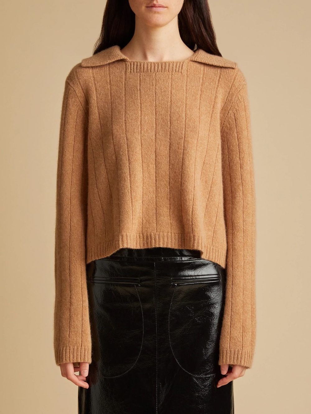 Khaite Mateo ribbed cashmere sweater